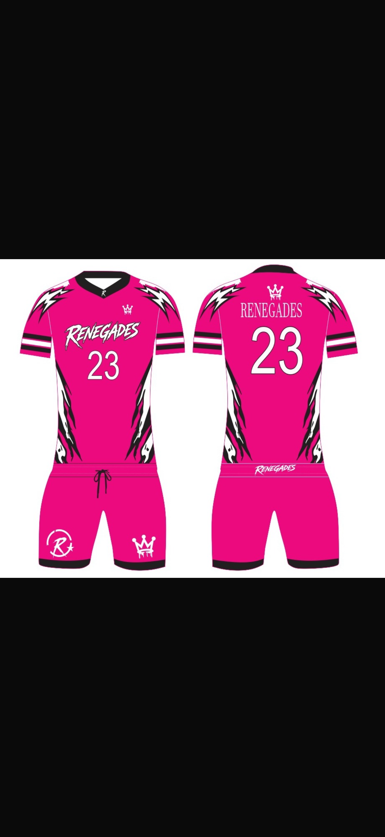 Pink Game Uniform Set